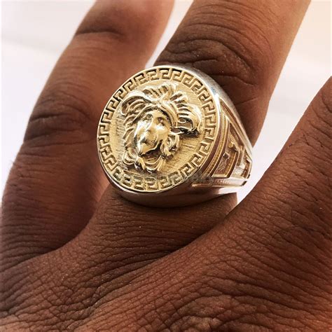 versace ringe silber|versace rings men.